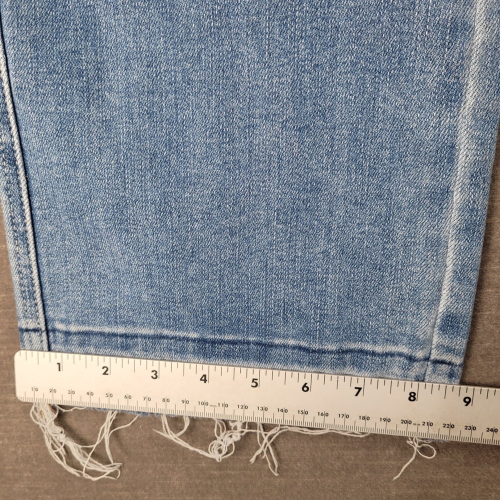 JUDY BLUE LOS ANGELES‎ Women Jeans Size 11/30 Flare Leg Raw Hem Denim - Picture 6 of 8